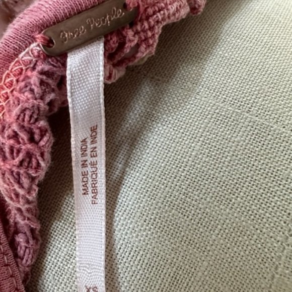 Free People Knit Top with Open Patchwork Back - Picture 8 of 16